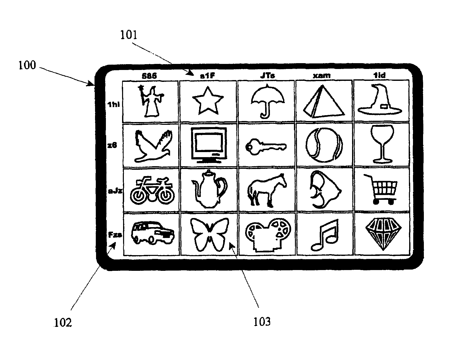 Computer security using visual authentication