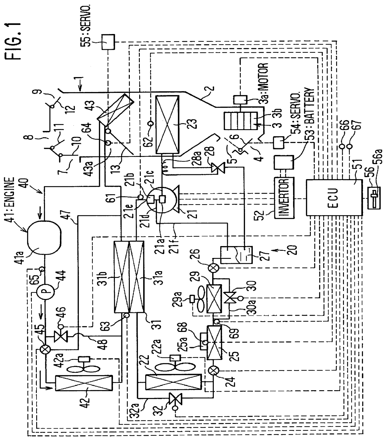 Air conditioning apparatus for vehicle