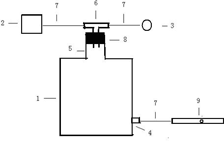 Method and device for measuring hydraulic characteristic of trickle irrigation emitter