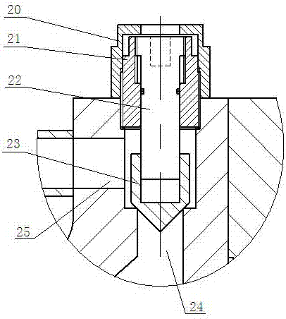 An integrated hydraulic cylinder with bi-directional stroke limitation