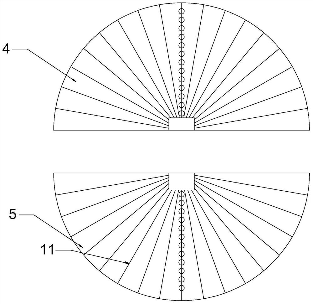 Measuring device for measuring rotary output dose of spiral fault treatment device