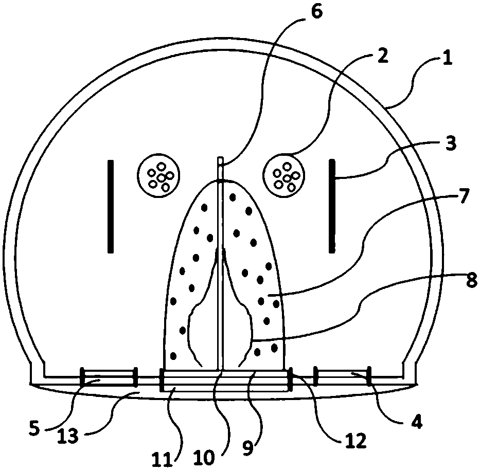 Photoacoustic and ultrasonic dual-mode endoscopic imaging device and method based on light reflection