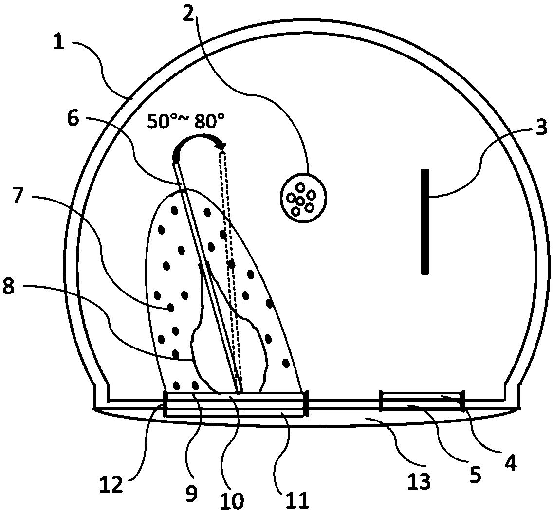 Photoacoustic and ultrasonic dual-mode endoscopic imaging device and method based on light reflection