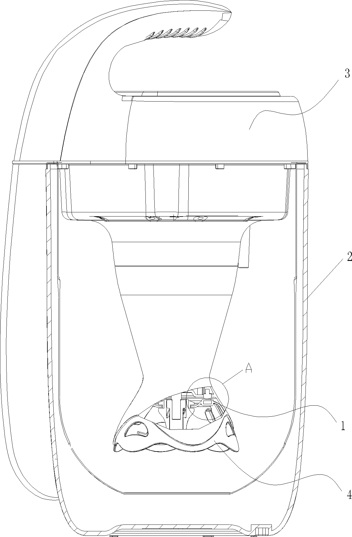 Soymilk machine cutter detection method