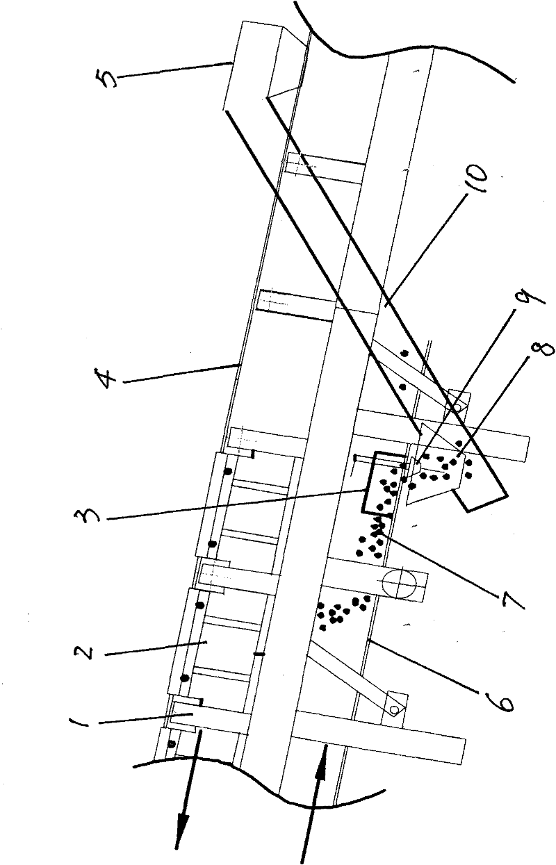 Automatic cleaning method of sprinkled coal in belt conveyance