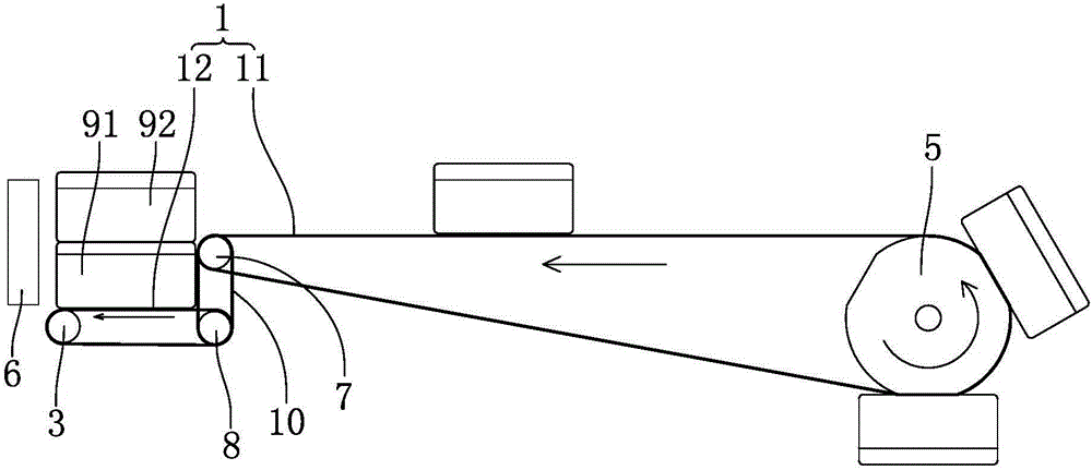 Mahjong tile conveying device of automatic Mahjong machine