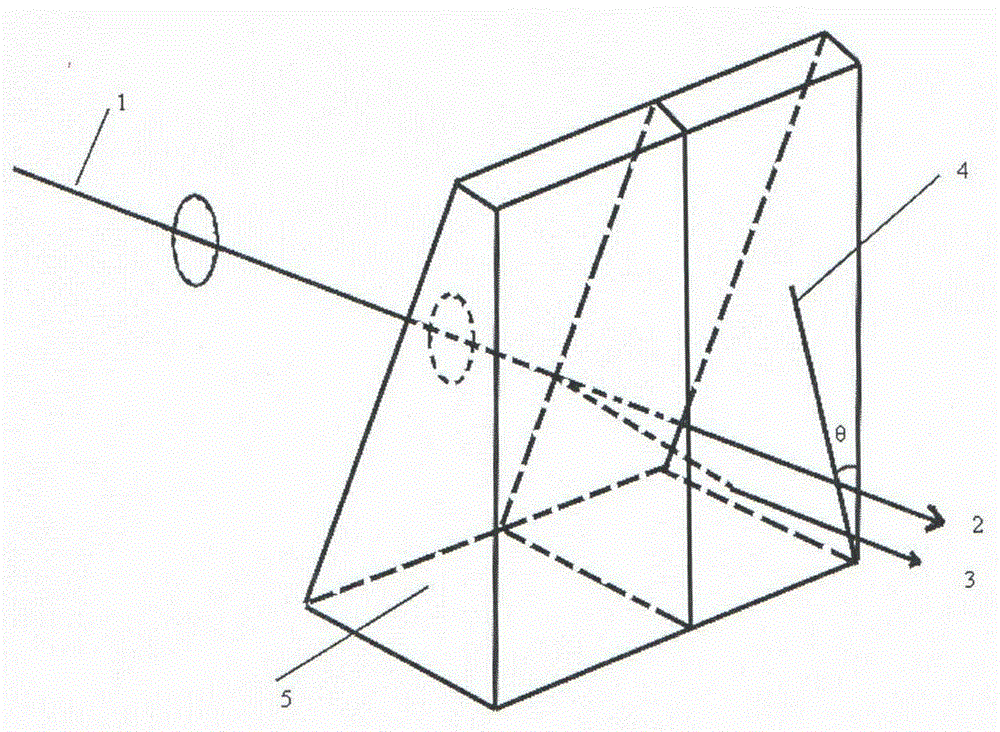 Yttrium phosphate double-refraction crystal and growing method and application thereof