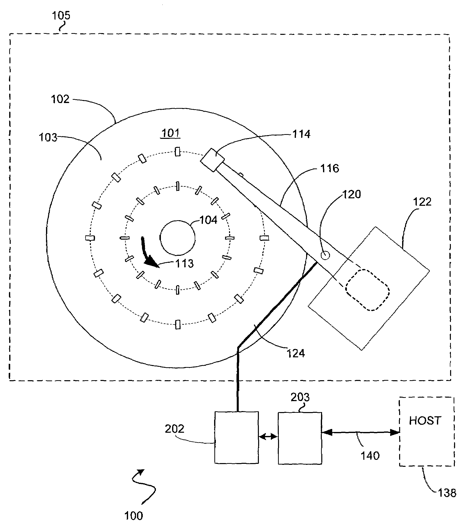 Fetch operations in a disk drive control system