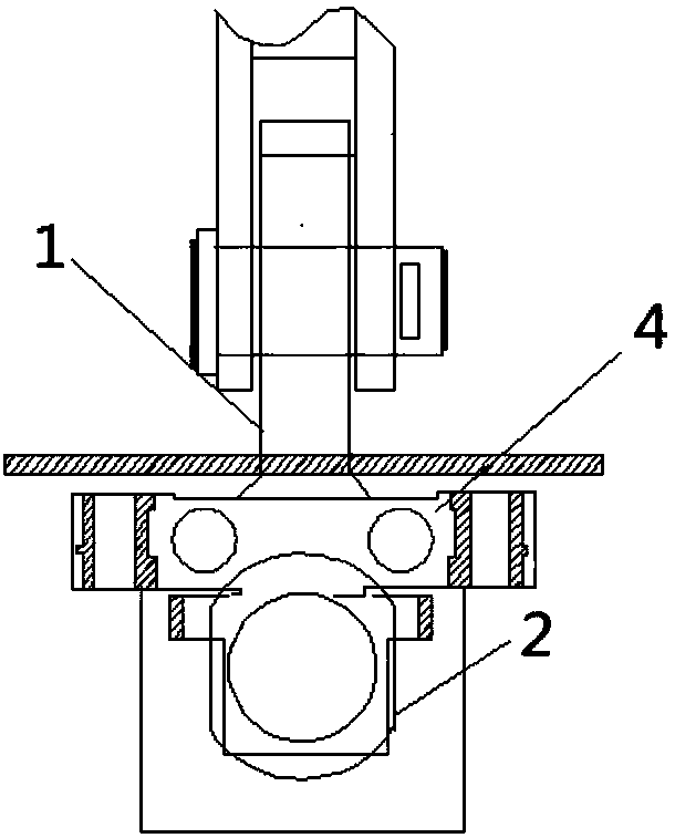 Steel wire rope tension detection device for single-rope elevator