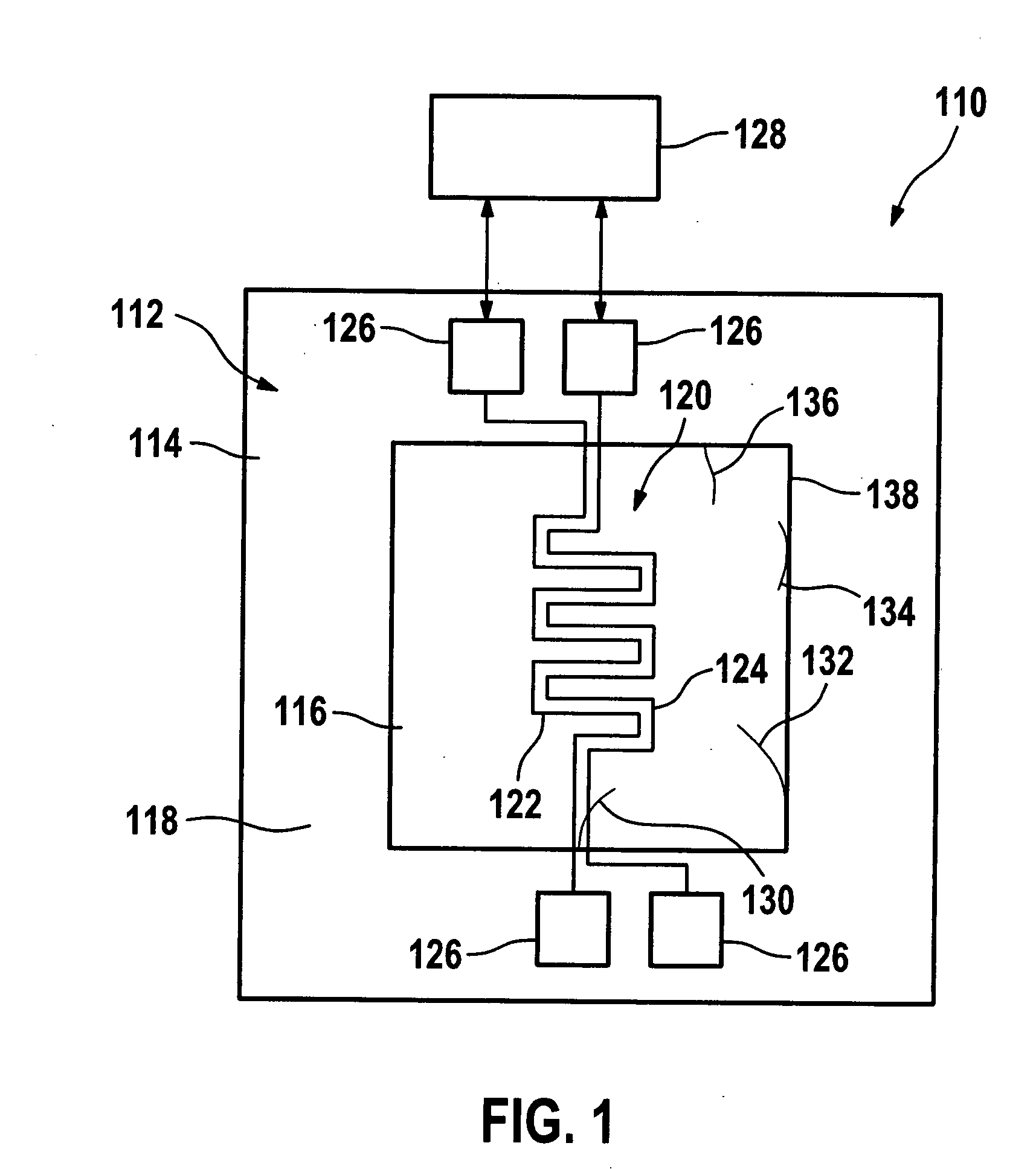 Fluid sensor including an error detection device