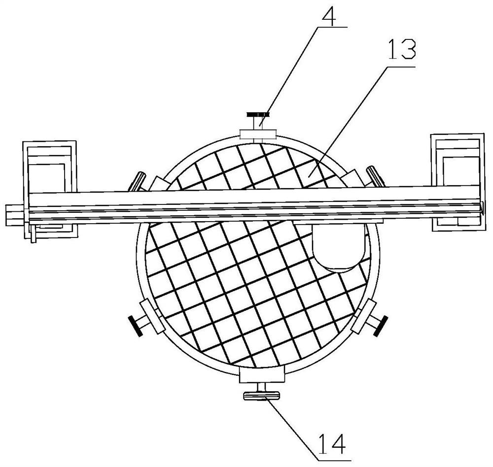 Off-line trimming device and trimming method for polishing disc