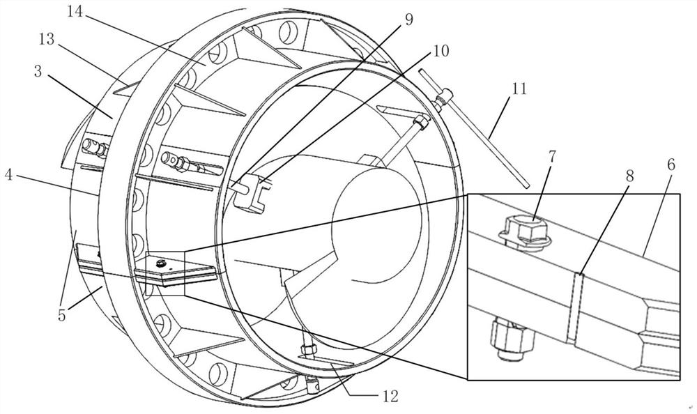 Universal long screw shaft diameter machining supporting device