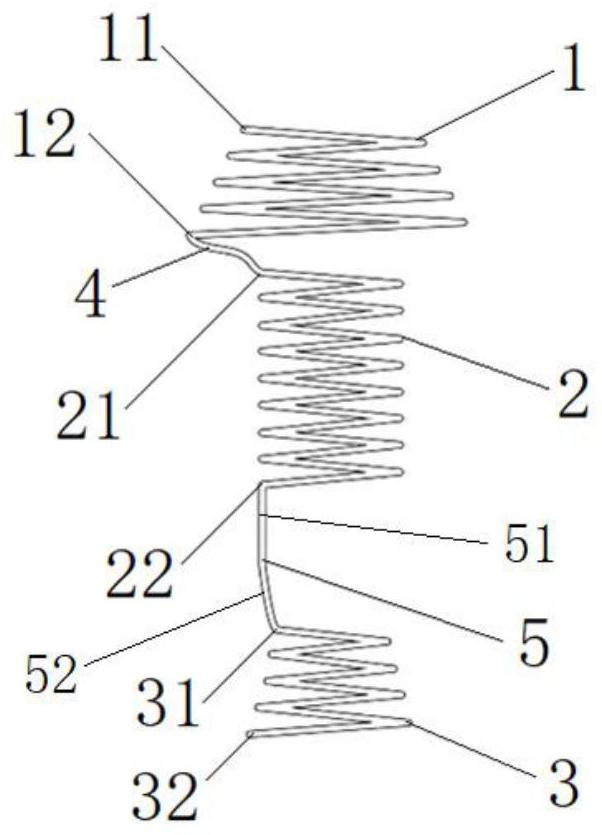 A urethral stent for non-invasive surgery and its preparation method