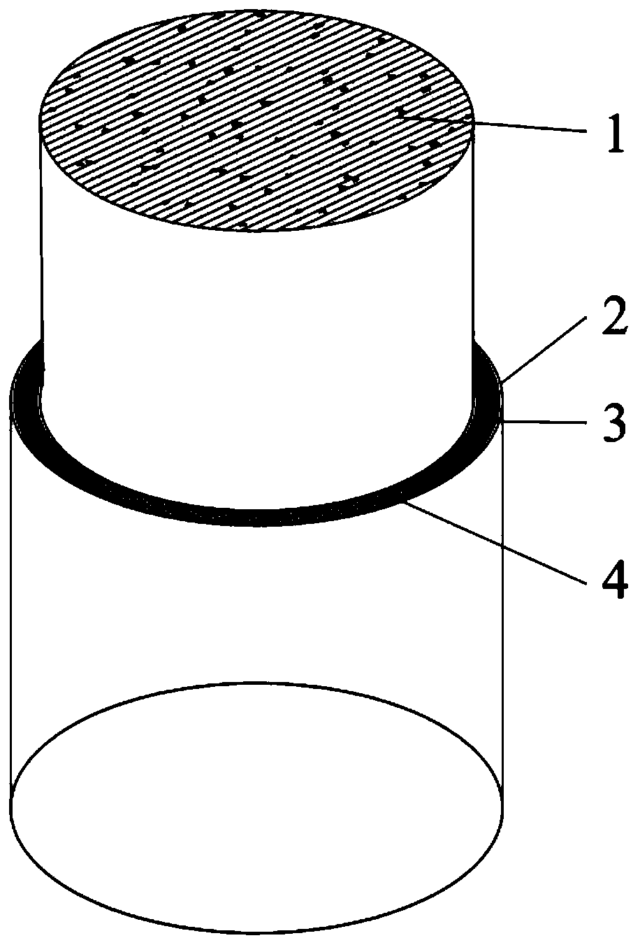 Pier anti-collision device with flexible sandwich structure