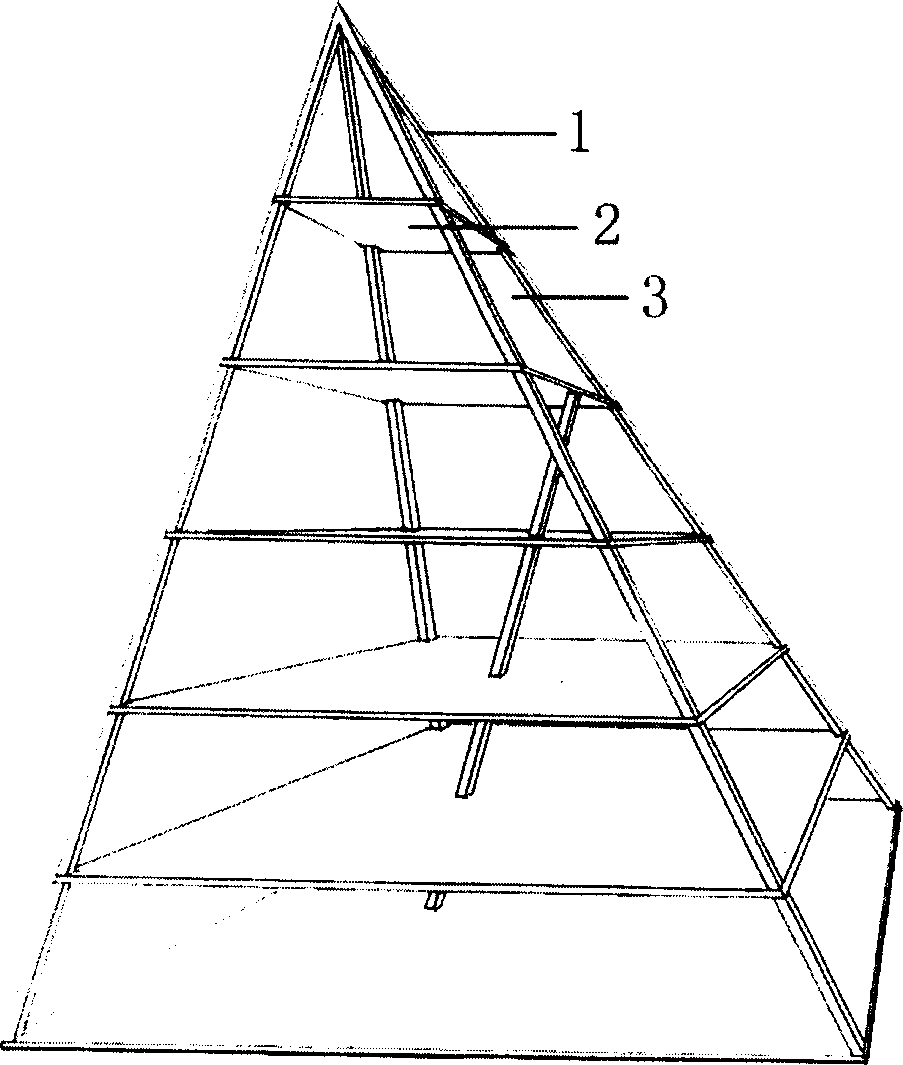 Batter post structure