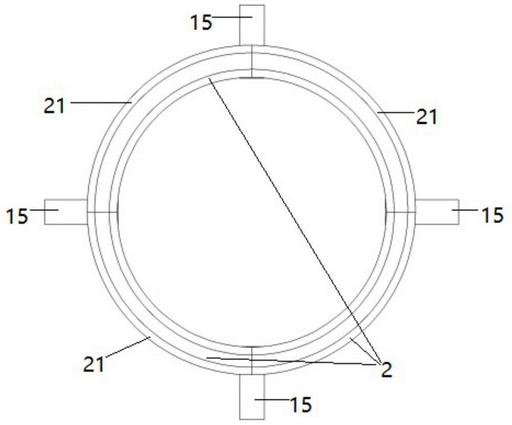 Device for planting dendrobium officinale on trunk