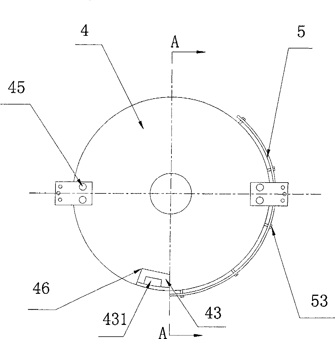 Automatic screw and filling piece compounding device