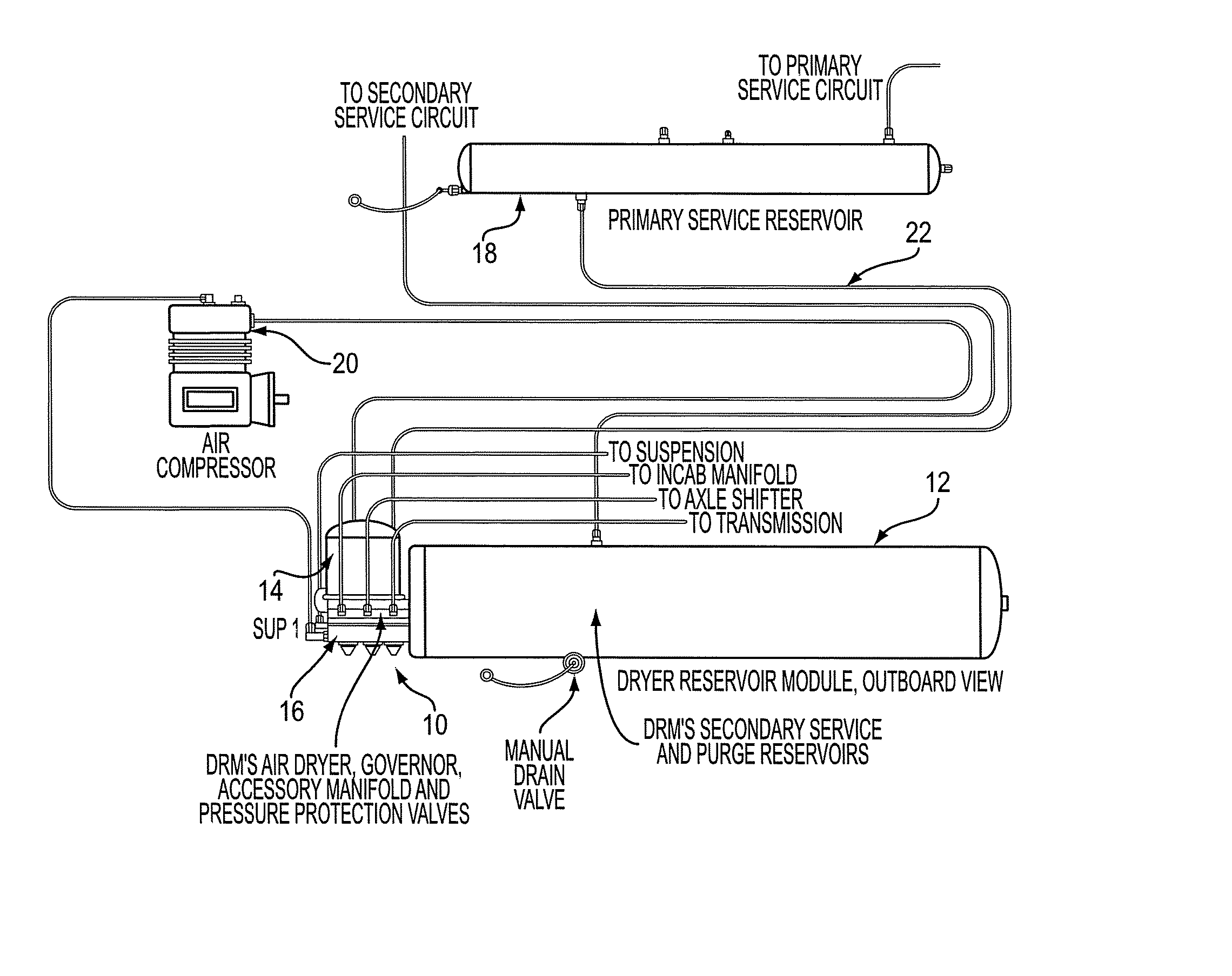 Air dryer module