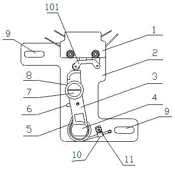 Switch assembly of urban rail vehicle sliding door