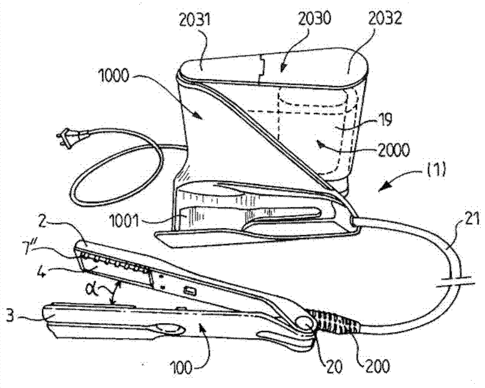 Steam hairdressing apparatus