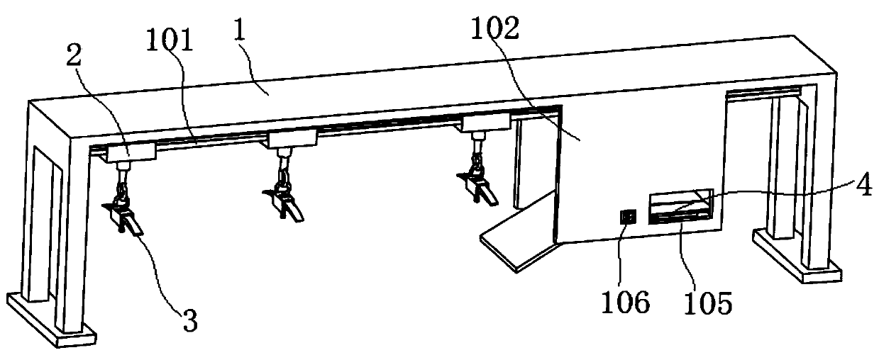 Intelligent clothes hanger with clothes folding function and application method of clothes hanger