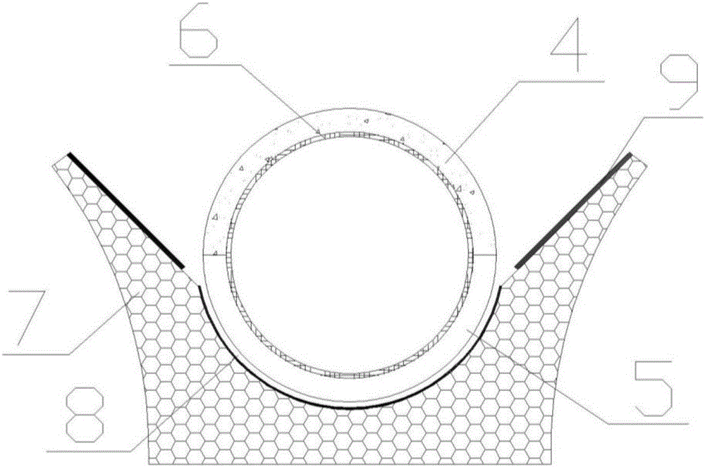 Heating pipeline structure and temperature early-warning method