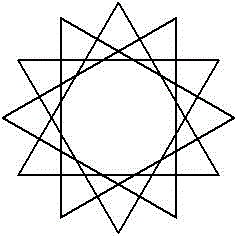 Rotary intersection self-balanced cable truss structure