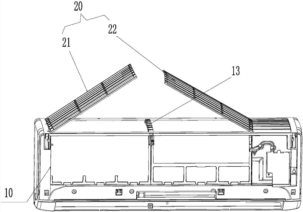 Indoor unit and air conditioner with same