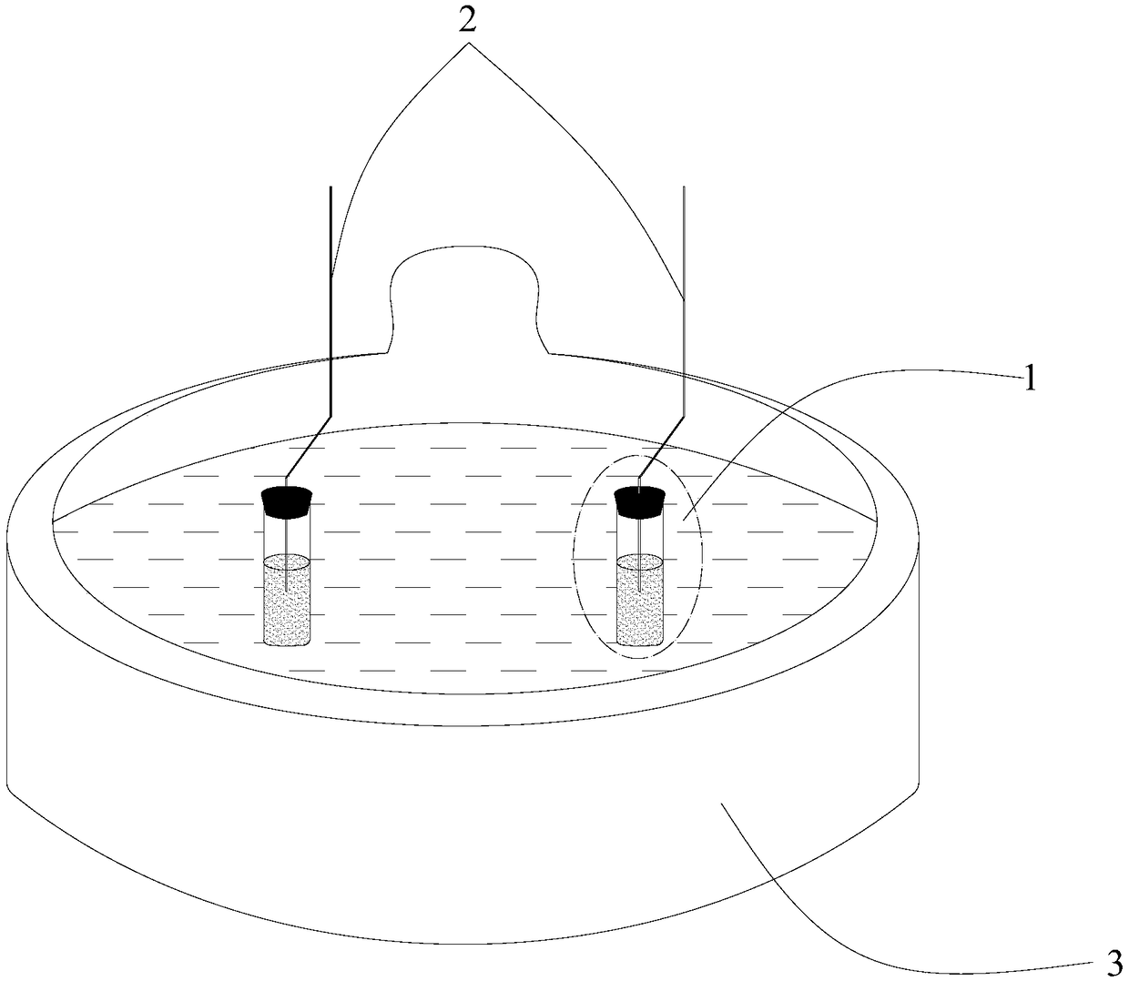 Testing method for thermal conductivity of phase change energy storage material