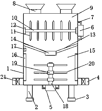 Plastic product recovery melting device