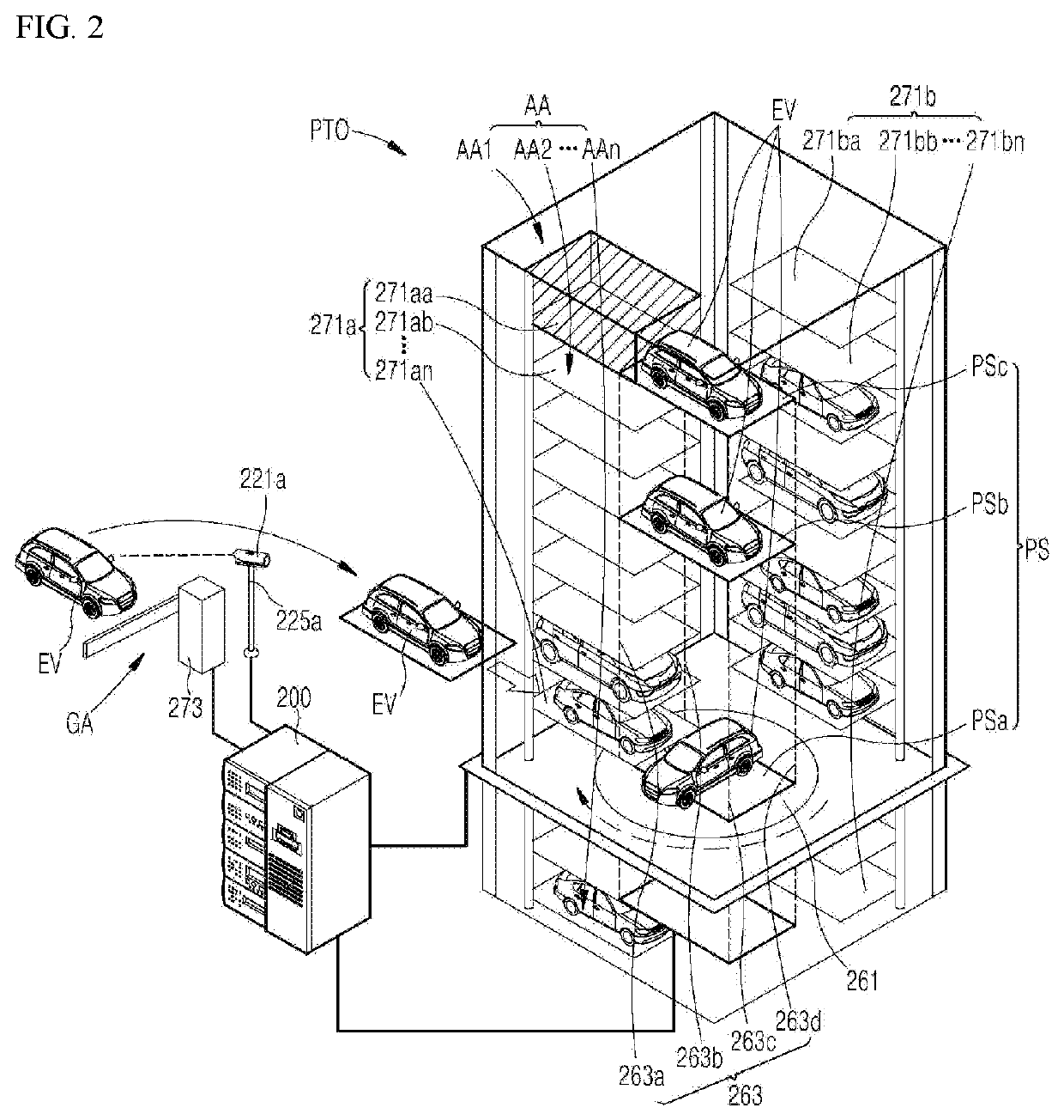 Charging robot and parking system