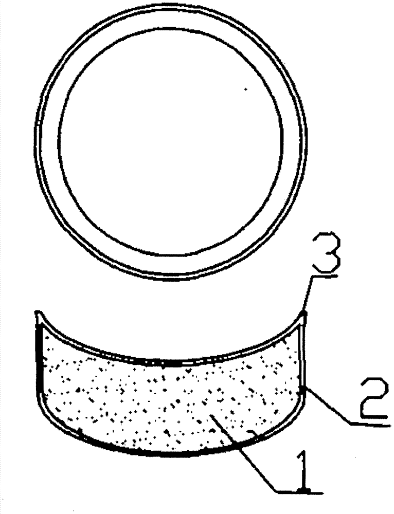 A method of using metal powder powder column coupling