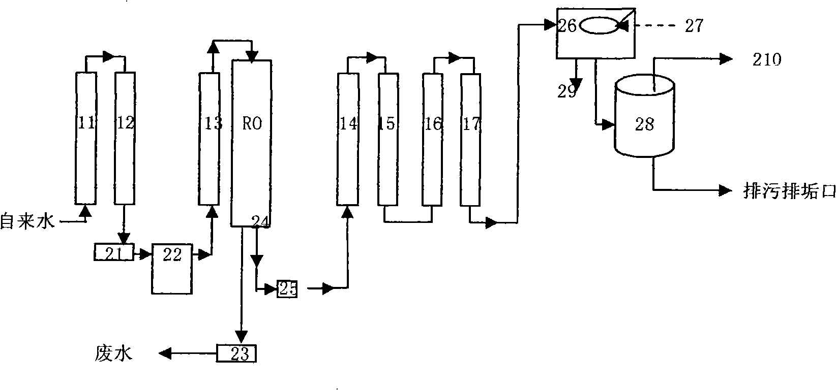 Device for preparing tea-making water