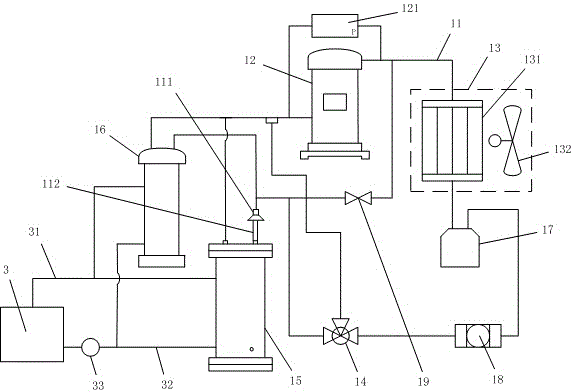 Double-working condition liquid cold water unit