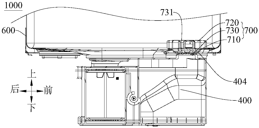 Water tank-type dish washer