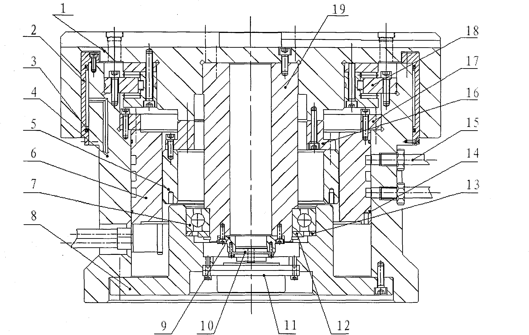 High-precision rotary working-table driven by moment motor