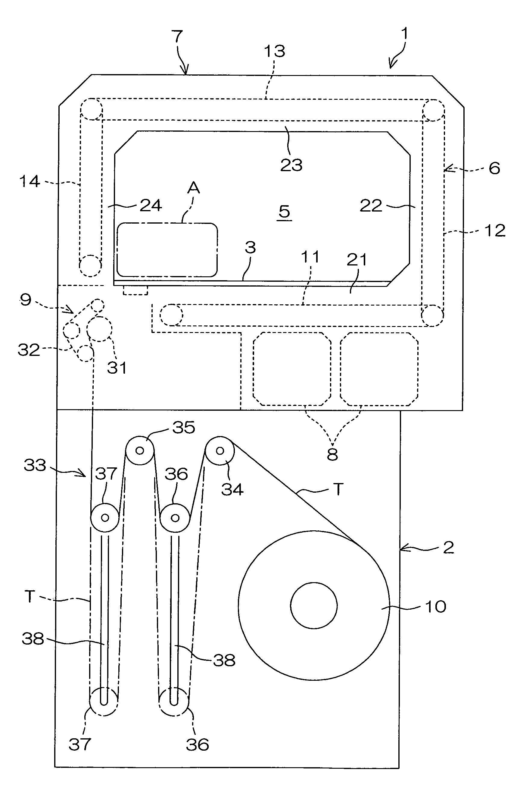 Tape binding device