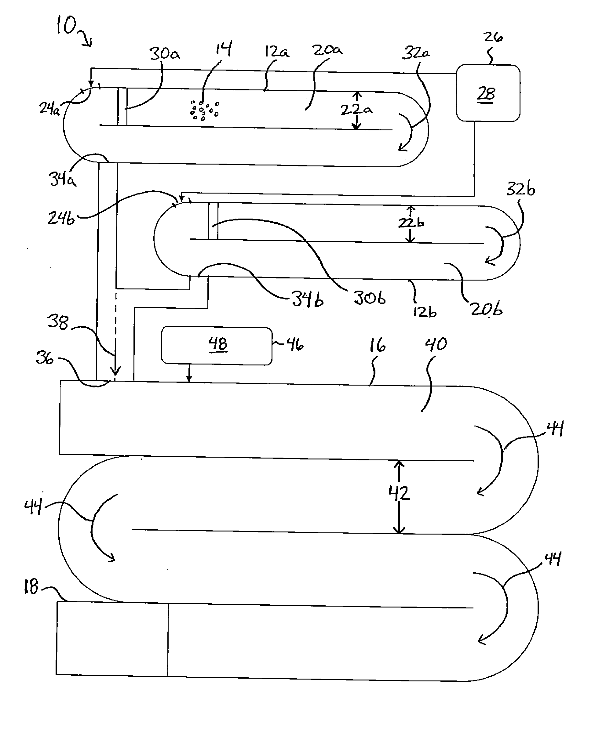 Photosynthetic oil production in a two-stage reactor