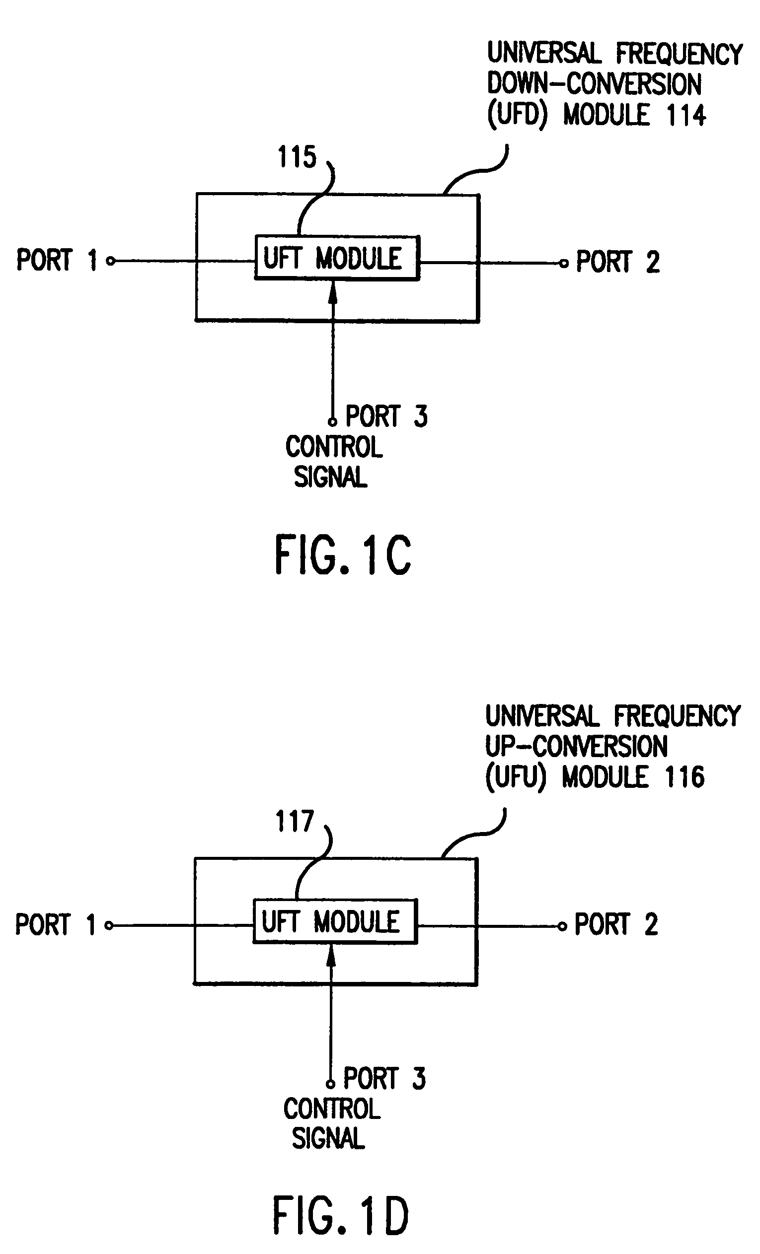 Optical down-converter using universal frequency translation technology