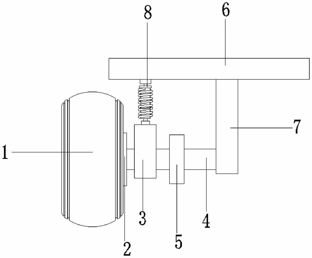 Auxiliary braking system based on independent suspension