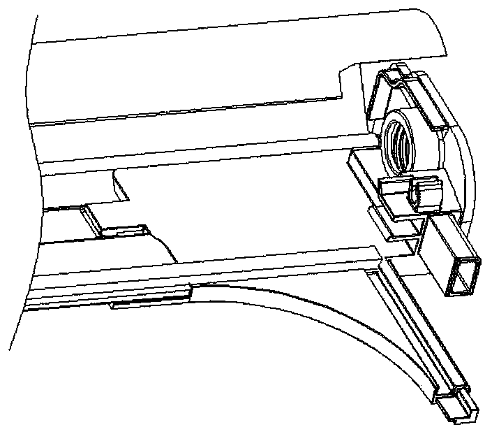 Z-shaped rope positioning system for abat vent pull rod