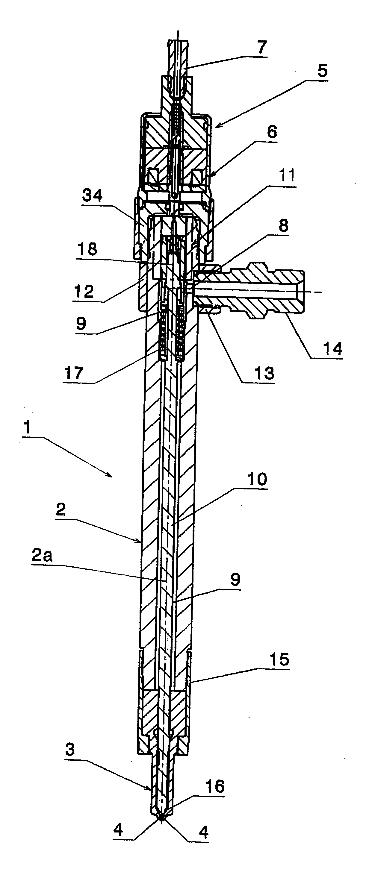 Fuel injection valve for internal combustion engines