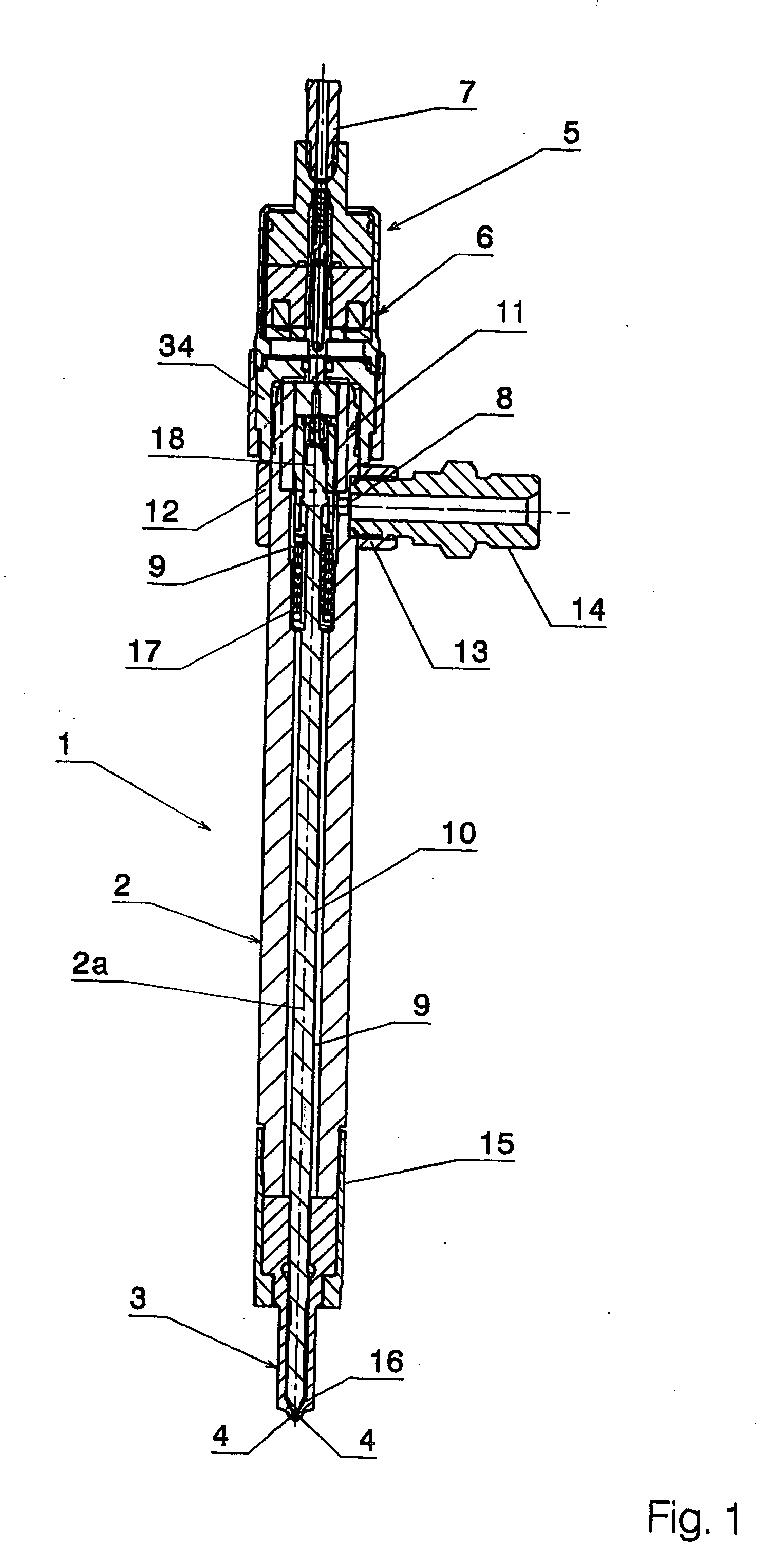 Fuel injection valve for internal combustion engines