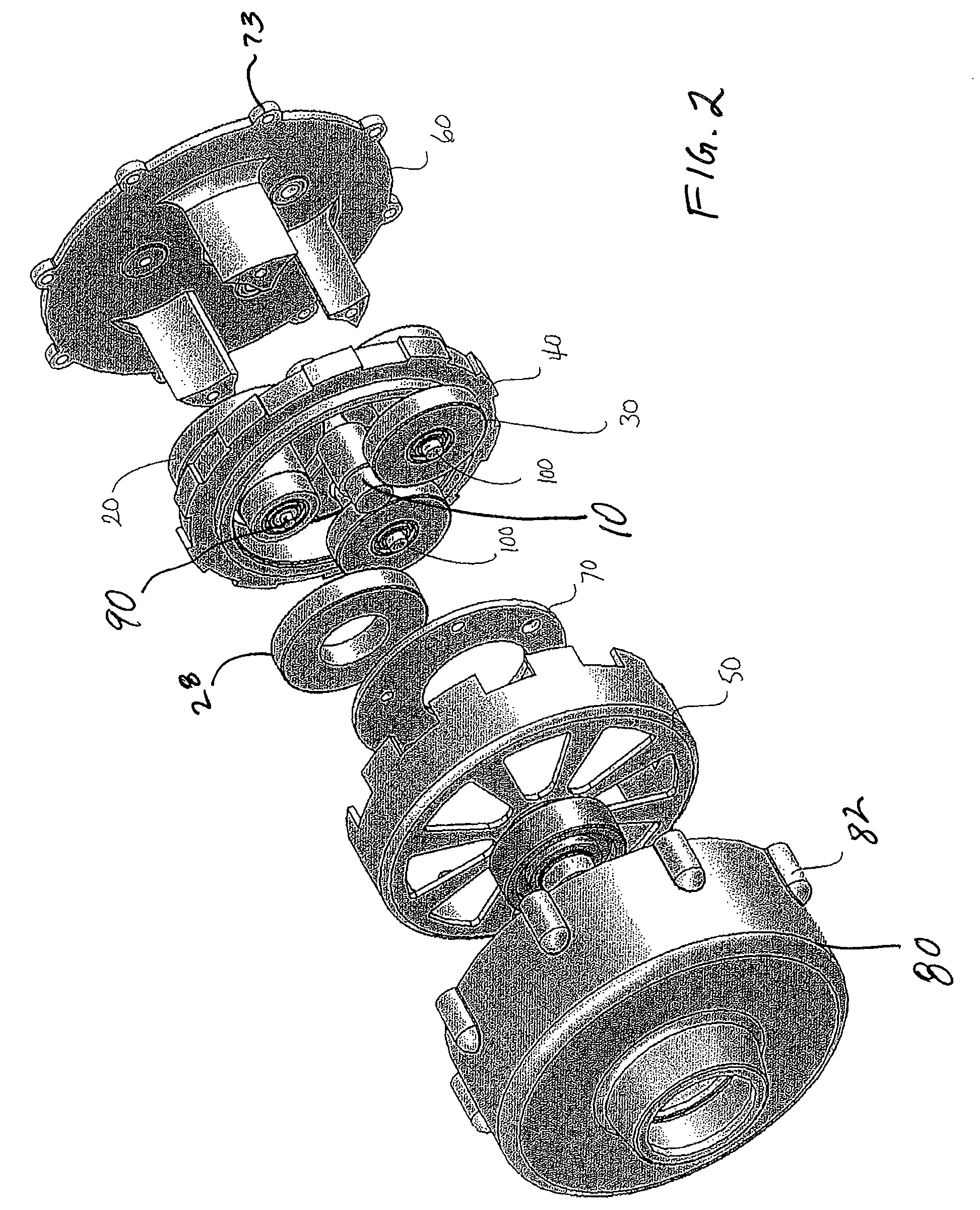 High ratio eccentric planetary traction drive transmission