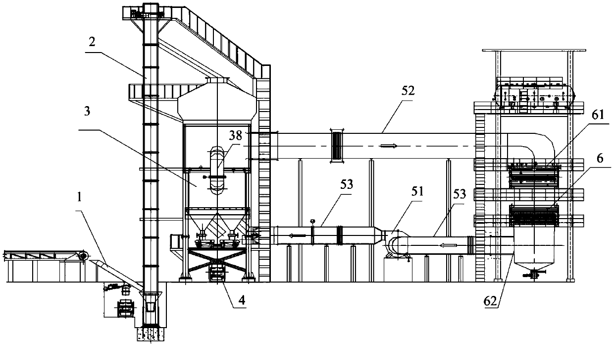 A high-temperature pellet sensible heat recovery device and recovery method