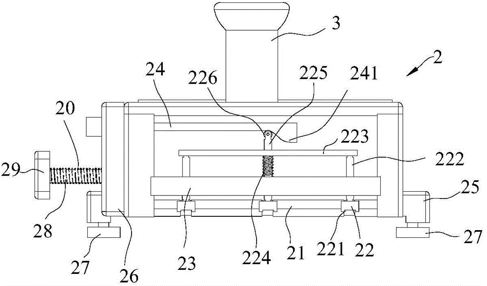 Tape adhering jig for door frame decorating strip