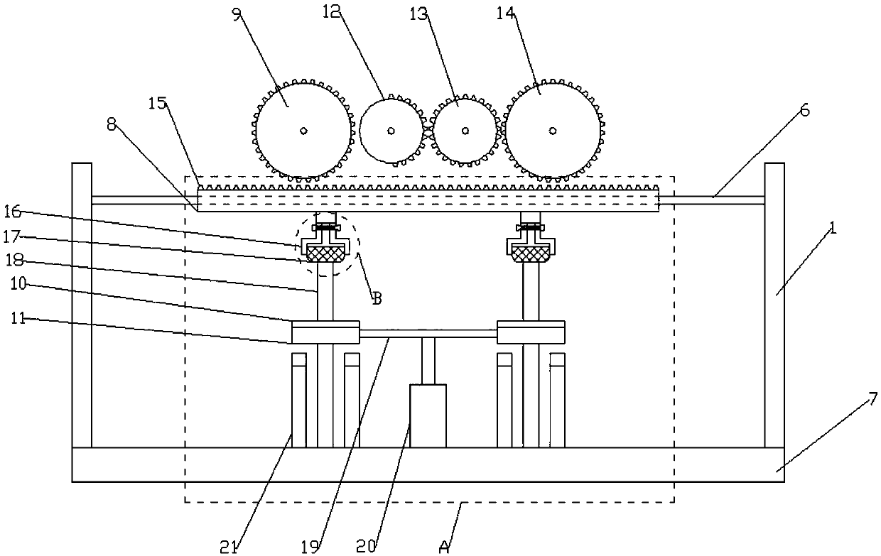 Jeans whisker polishing device