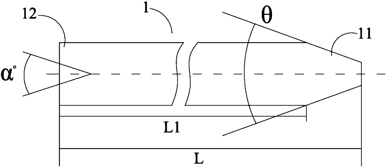 High-performance water jet scalpel ceramic sand tube and production method thereof