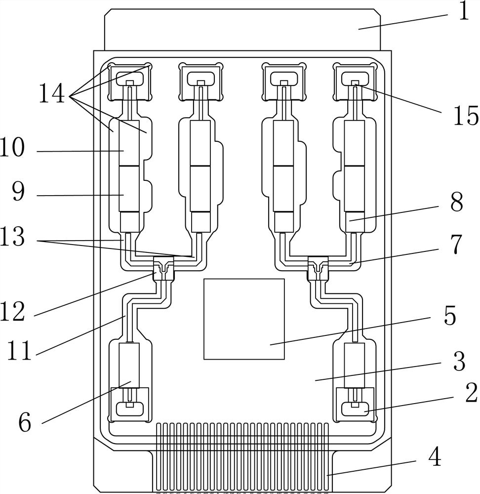 A w-band multi-channel hermetically sealed phased array sip module