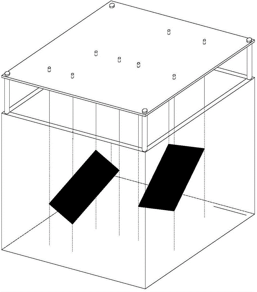 Producing method of intermittent-filling fracture rock sample model